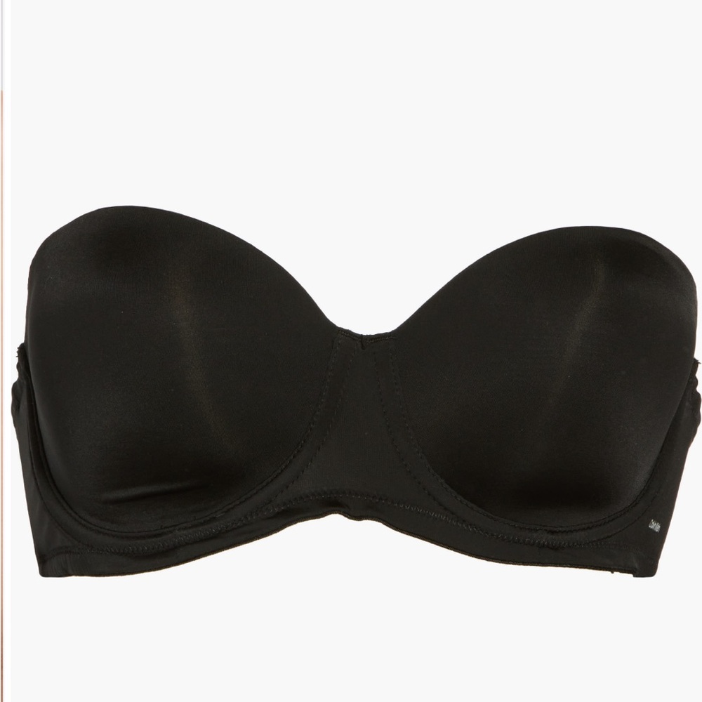 Calvin Klein Lightly lined Black Strapless Bra